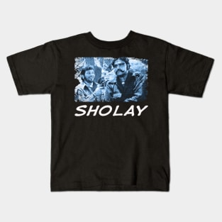 Sholays Timeless Dialogues and Drama Kids T-Shirt